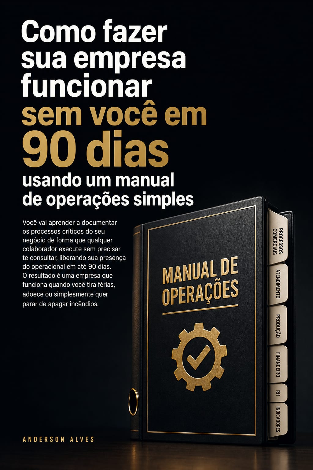 Como fazer sua empresa funcionar sem você em 90 dias usando um manual de operações simples
